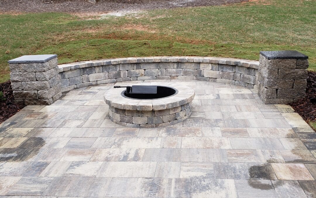 Backyard Stone Firepit