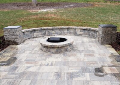 Backyard Stone Firepit
