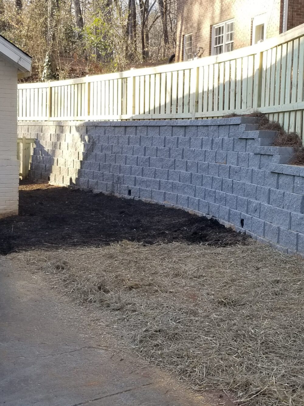 retaining wall in cumming