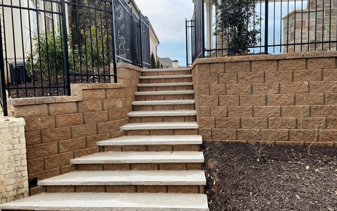 Front Entry Stone Steps